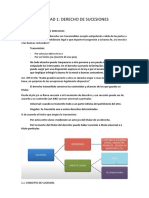 UNIDAD I, III, VIII, IX, X y XI - Derecho Sucesorio