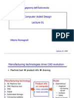 Computer Aided Design: Politecnico Di Torino Corso Di Studio in Ingegneria Dell'autoveicolo