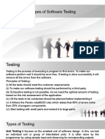 Types of Software Testing