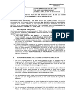 Apelacion Cumplimiento de Actuacion Administrativa