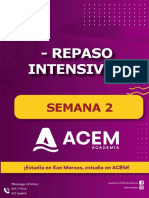 Repaso Intensivo Semana 2 Acem 2022