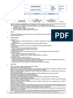 Auditorías Internas: Procedimiento