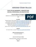 FINAL - INFORME CIENTÍFICO Deficiencia en Los Proyectos de Construcción Sostenible en La Ciudad de Piura