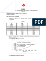 Desarrollo Del Reporte: Corresponde:: T (S) X (M) V (M/S)