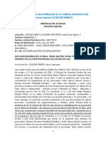 Usted Ha Recibido Una Notificación en Su Casillero Electrónico Del Proceso Número 11282201746847G