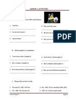 13 - Lesson 1 - Activities