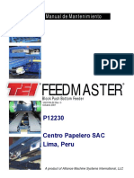 Feedmaster: Manual de Mantenimiento