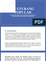 Kulturang Popular: Kulturang Popular Sa Panahon NG Pandemya: Introduksyon, Konsumisyon, Direksyon