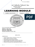 Learning Module: Malasiqui Catholic School, Inc