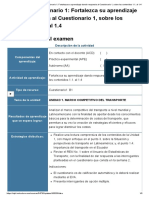 Examen - (AAB01) Cuestionario 1 - Fortalezca Su Aprendizaje Dando Respuesta Al Cuestionario 1, Sobre Los Contenidos 1.1. Al 1.4