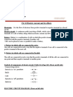 Ch-14 Electric Current and Its Effects