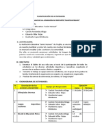 Educacion Fisica Plan de Trabajo Comision de Deportes