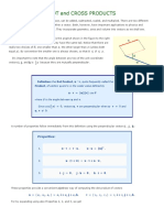 Cal CV00 Dot Cross Prod