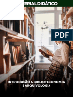 Introdução A Biblioteconomia e Arquivologia