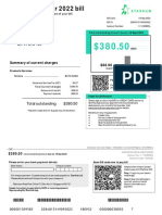 Your September 2022 Bill: $380.50 $88.90 Summary of Current Charges