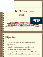 How Do Children Learn Math and How Do We Teach and Assess Math