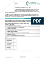 Resilience Assessment Questionnaire (RAQ 8) : 1 Never, 5 Yes, Always