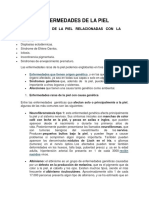 Enfermedades de La Piel Relacionadas Con La Genética