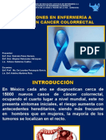 Intervenciones de Enfermería A Paciente Con Cáncer Colorrectal