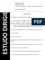 Estudo Dirigido 1 - Sistema Tegumentar