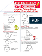 Circunferencia: Propiedades F Undamentales, Poncelet y Pitot