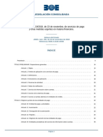 RDL 19-2018 de Servicios de Pago (Actualiz. 3-11-2021)