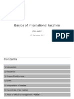 Basics International Taxation