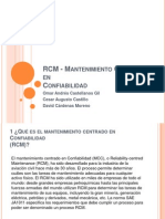 RCM - Mantenimiento Centrado en