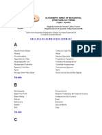 Alphabetic Index of Sequential Stratigraphic Terms