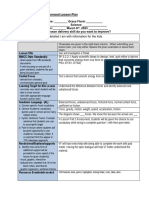 Science Lesson Plan Grace Florin