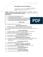 1ra Evaluación Sumativa II Semestre 7MO - "TRECE CASOS MISTERIOSOS"