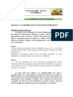 1ere EE Dissert Littér S3 Elaborer Plan PDF