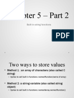 Chapter 5b - Built in Functions