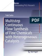 (Springer Theses) Saito Y. - Multistep Continuous Flow Synthesis of Fine Chemicals With Heterogeneous Catalysts (2023, Springer) - Libgen - Li