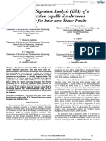 Electrical Signature Analysis (ESA) of A Fault Injection Capable Synchronous Generator For Inter-Turn Stator Faults