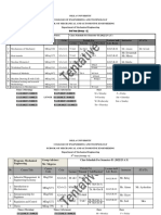 2015e.c Sem II SoMAE Class Schedule