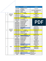 Jadwal Kegiatan HTC & MILAD