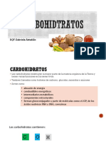 Carbohidratos Prueba para Bioquimica