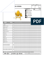 Check List de Betoneira