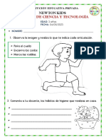 Examen de Ciencia y Ambiente - 3 Años PDF