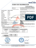 398 Cert Megometro Amprobe Amb-25 Electrotel PDF