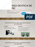 Codigo de Etica de La Ifac-Exposicion