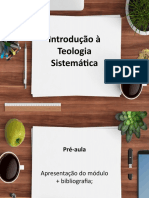 Introdução Teologia Sistemática Slides