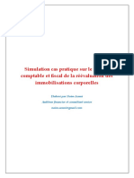 Simulation Cas Pratique PFE Sur Le Régime Comptable Et Fiscal de La Réévaluation Des Immobilisations Corporelles (By Naim Aouni) PDF