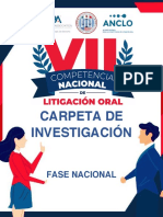 Carpeta de Investigación - Fase Nacional - Vii Cnlo PDF