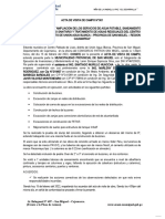 Acta de Reinicio de Obra