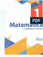 Alianza Matemática 1° Curso - Alianza PDF