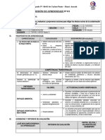 5 Sesión de Aprendizaje 2°