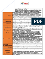 Plant and Animal Cells-G7 - Lesson PLAN