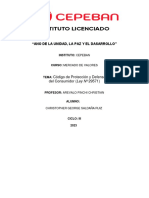 Código de Protección y Defensa Del Consumidor (Ley #29571) PDF